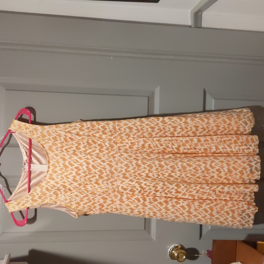 mystree dress, peach, sz l